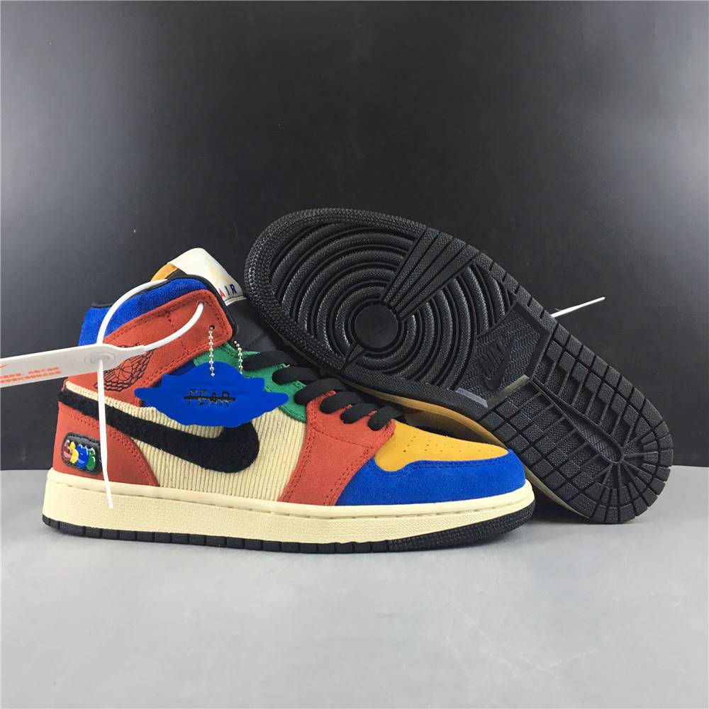 Blue The Great x Air Jordan 1 Mid Fearless CU2805-100